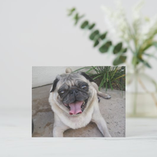 Postkarte für Personalisiertes Foto (Stehend Vorderseite)