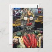 Postkarte für pflanzlichen Menschen (Vorne/Hinten)