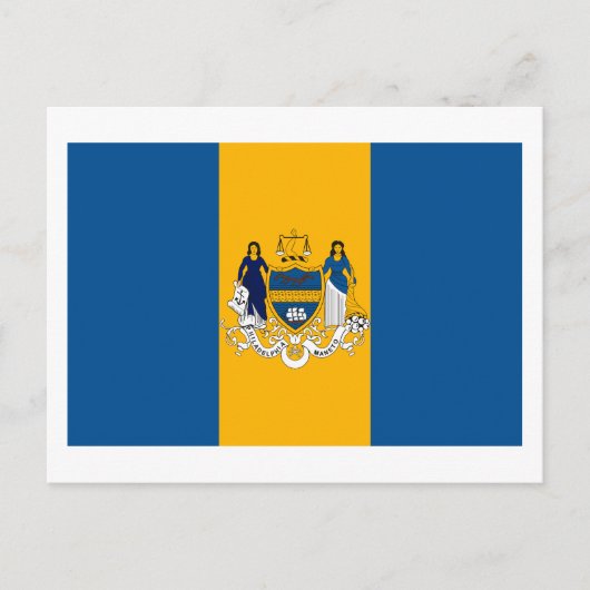 Postkarte für Philadelphia (Vorderseite)