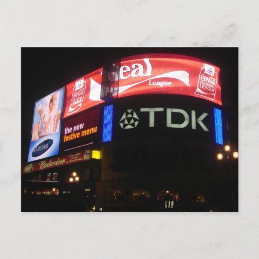 Postkarte für Piccadilly Circus (Vorderseite)
