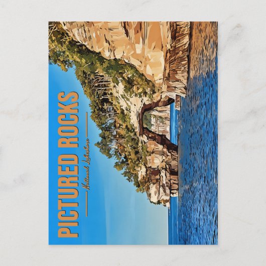 Postkarte für Pictures Rocks (Vorderseite)