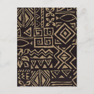 Postkarte für Polynesisches Design