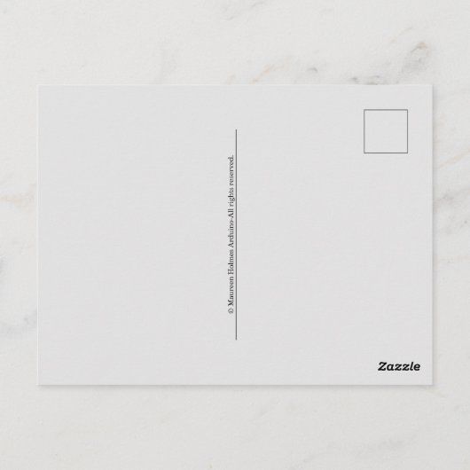 Postkarte für Ponies und Rainbows (Rückseite)