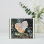 Postkarte für Psalm gebrochen und Kontrast Herzlea (Stehend Vorderseite)