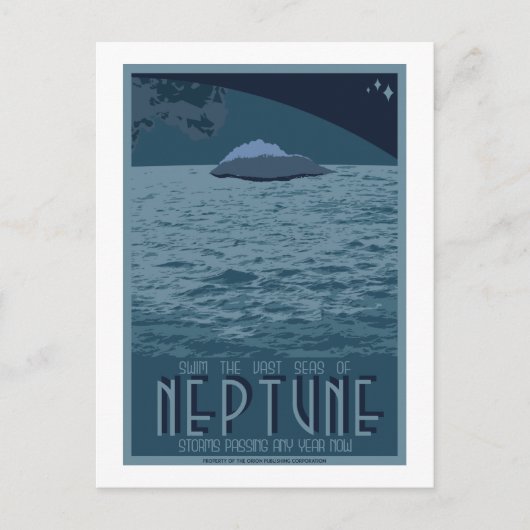 Postkarte für Raumfahrt (Vorderseite)