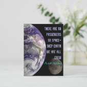 Postkarte für Raumschiff (Stehend Vorderseite)