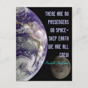 Postkarte für Raumschiff