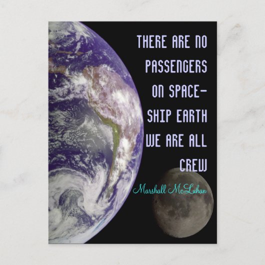 Postkarte für Raumschiff (Vorderseite)