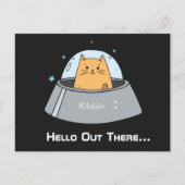 Postkarte für Raumschiffe (Vorderseite)