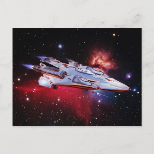 Postkarte für Raumschiffe (Vorderseite)