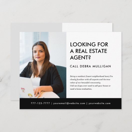 Postkarte für reales Anwesen (Vorne/Hinten)