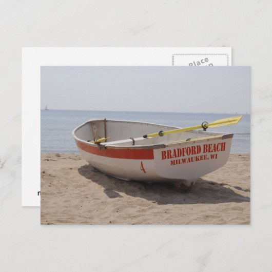 Postkarte für Rettungsschwimmer (Vorne/Hinten)