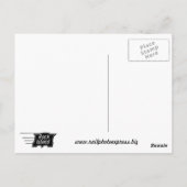 Postkarte für Rock Island Railspeed-Logo (Rückseite)