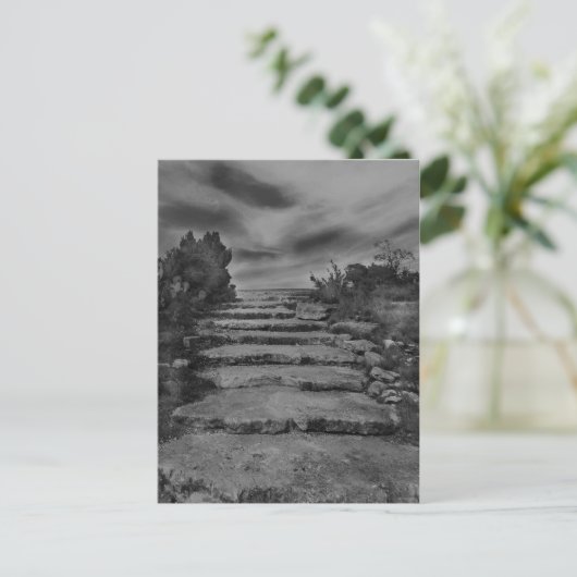 Postkarte für Rock-Treppen (Stehend Vorderseite)