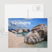 Postkarte für Sardinien (Vorne/Hinten)