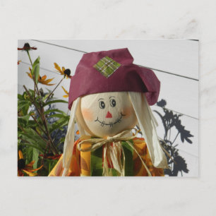 Postkarte für Scarecrow Girl