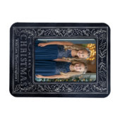 Postkarte für Schiffe und Silver Holiday Magnet (Horizontal)