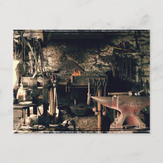 Postkarte für Schmiede (Vorderseite)