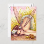 Postkarte für Schnecken (Vorne/Hinten)