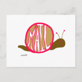 Postkarte für Schneckenpost (Vorderseite)