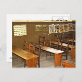 Postkarte für Schultische und Lehrstühle (Vorne/Hinten)