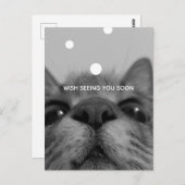 Postkarte für Schwarz und Weiß (Vorne/Hinten)