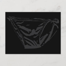 Postkarte für Schwarze Briefs