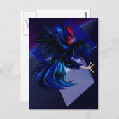 Postkarte für schwarze Kämpfe (Vorne/Hinten)