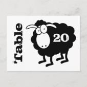 Postkarte für schwarze Schafe (Vorderseite)