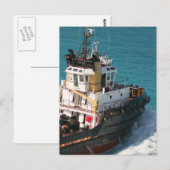 Postkarte für Schwarze Umarmung (Vorne/Hinten)