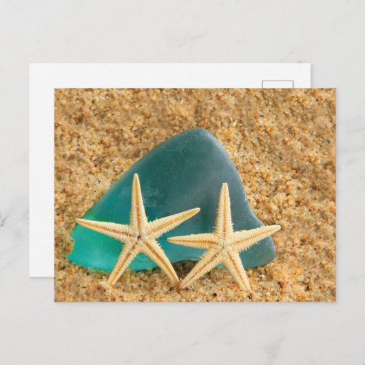 Postkarte für Seebarsch und Seeglatt (Vorne/Hinten)