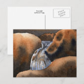 Postkarte für Seen und Straßen (Vorne/Hinten)
