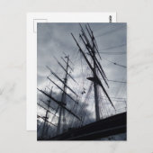 Postkarte für Segelschiffe (Vorne/Hinten)