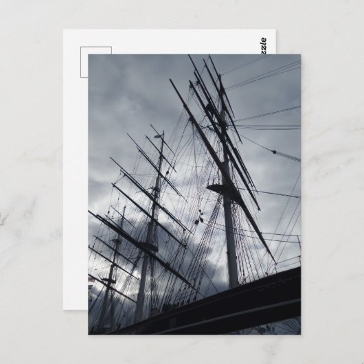 Postkarte für Segelschiffe (Vorne/Hinten)