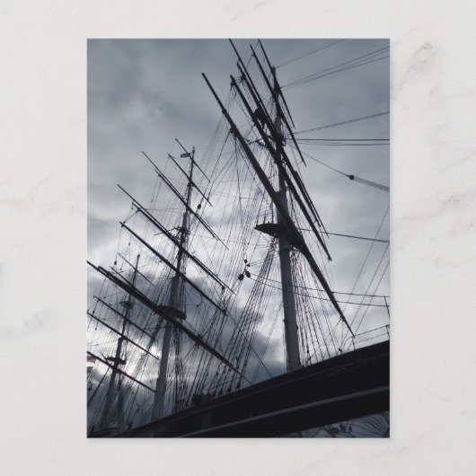 Postkarte für Segelschiffe (Vorderseite)