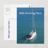 Postkarte für Segelschiffe (Vorne/Hinten)