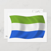 Postkarte für Sierra Leone (Vorne/Hinten)