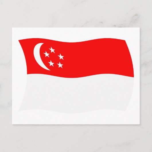 Postkarte für Singapur (Vorderseite)
