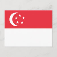 Postkarte für Singapur