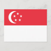 Postkarte für Singapur (Vorderseite)