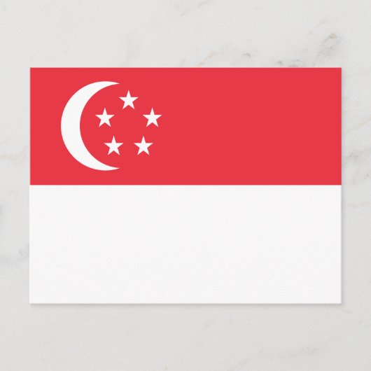 Postkarte für Singapur (Vorderseite)