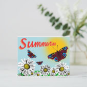 Postkarte für Sommerzeit (Stehend Vorderseite)