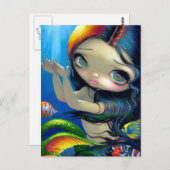 Postkarte "Für Sonnenuntergang erreichen" (Vorne/Hinten)