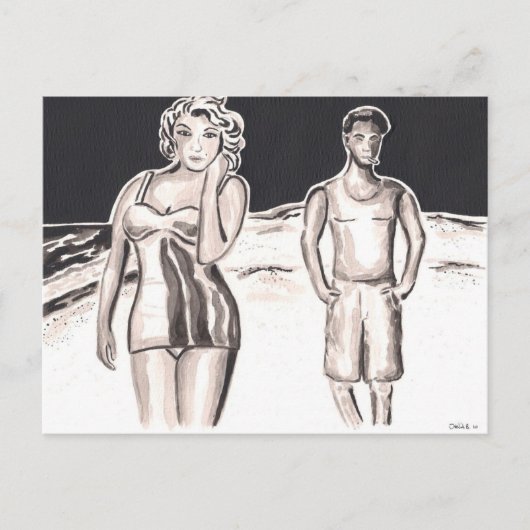 Postkarte für späte Nacht (Vorderseite)