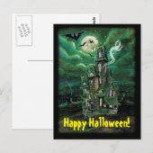 Postkarte für Spuk Haus (Vorne/Hinten)