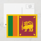 Postkarte für Sri Lanka (Vorne/Hinten)
