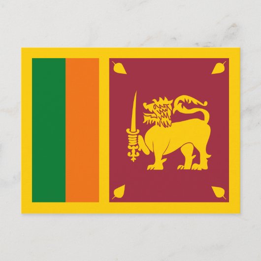 Postkarte für Sri Lanka (Vorderseite)