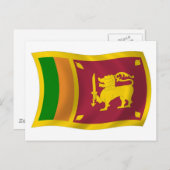 Postkarte für Sri Lanka (Vorne/Hinten)