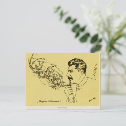 Postkarte für Stalinpfeife (Stehend Vorderseite)