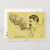 Postkarte für Stalinpfeife (Vorne/Hinten)